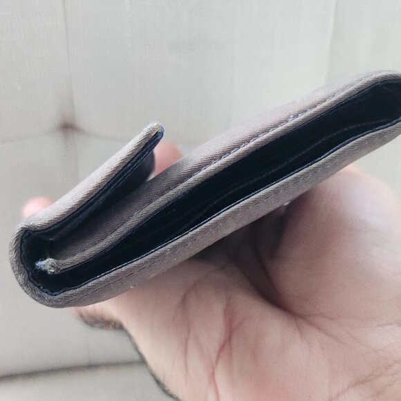 Prada Cardholder Wallet Trifold Leather/satin Billfold Purse Made in Italy - Picture 8 of 12